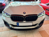 5 Series - G30 Facelift: Gloss Black Double Slat Style LED Grill 20-23