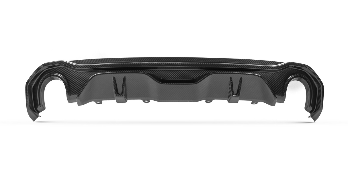 4 Series - G26: Dry Carbon Fibre SOOQOO Style Dual Exhaust Diffuser 20+