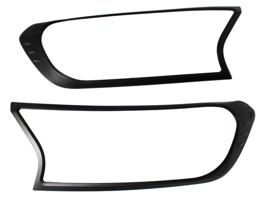 Ranger - T7/T8: Gloss Black Headlight Covers 15-21