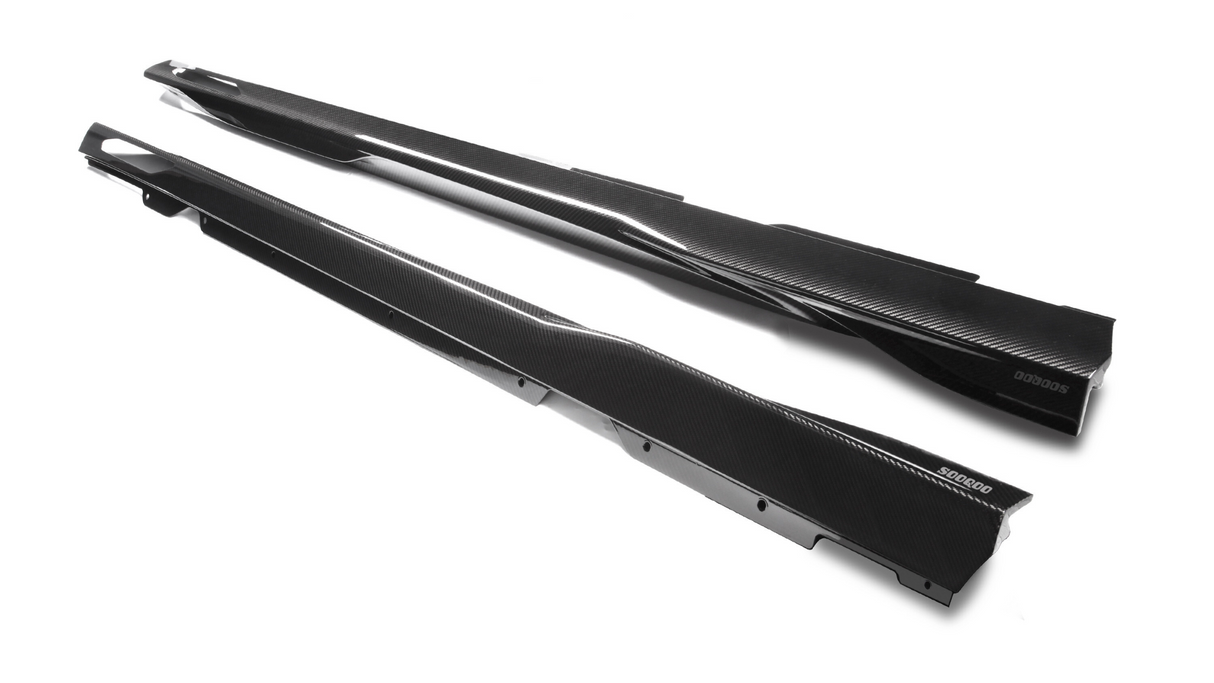 4 Series - G26: Dry Carbon Fibre SOOQOO Style Side Skirts 20+