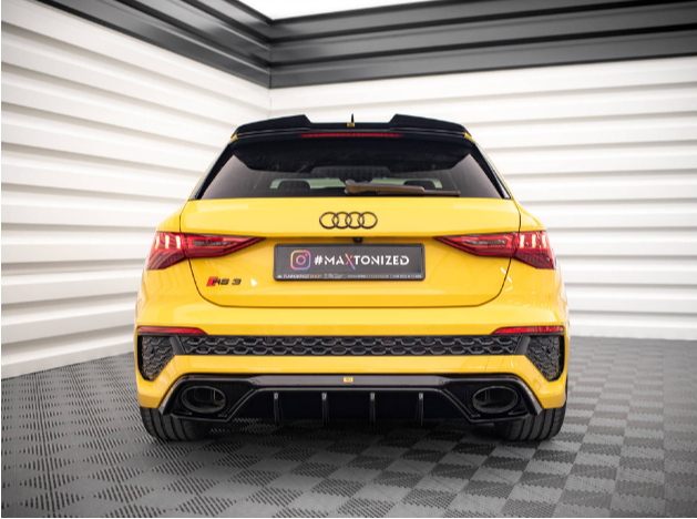 RS3 - 8Y: Gloss Black Maxton Rear Diffuser 20+