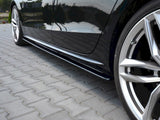 A5 - 8T: Gloss Black Maxton Side Skirts 07-16