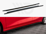 A3 - 8Y: Gloss Black Maxton Side Skirts 20+