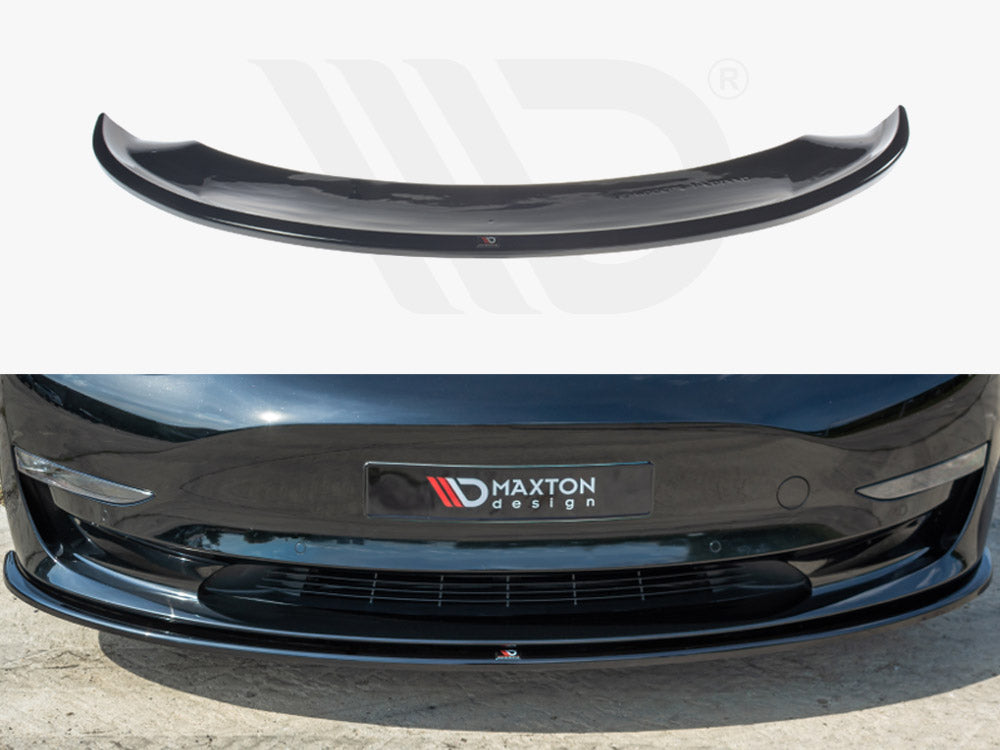 Model 3: Gloss Black Maxton Front Splitter 17-23