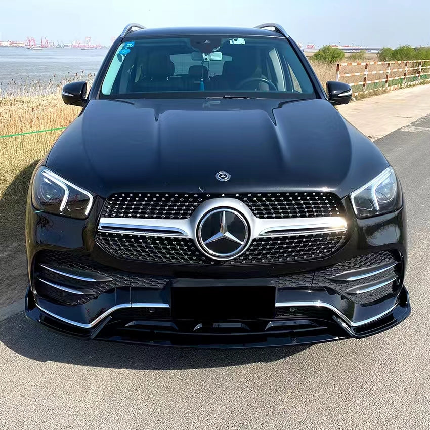 GLE - W167: Gloss Black Front Splitter 20-23