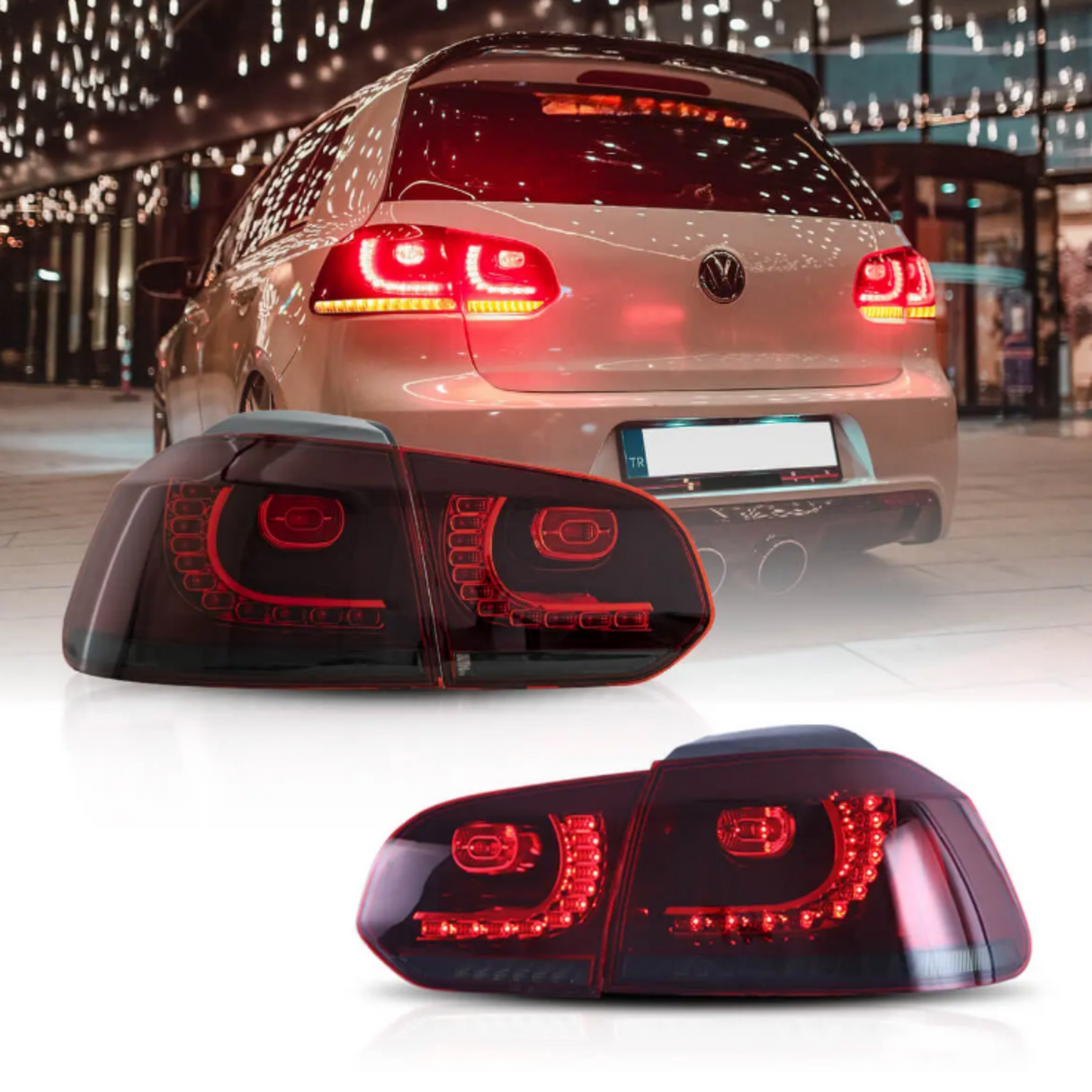 Golf - MK6: LED Red Eye Sequential Rear Tail Lights 10-12