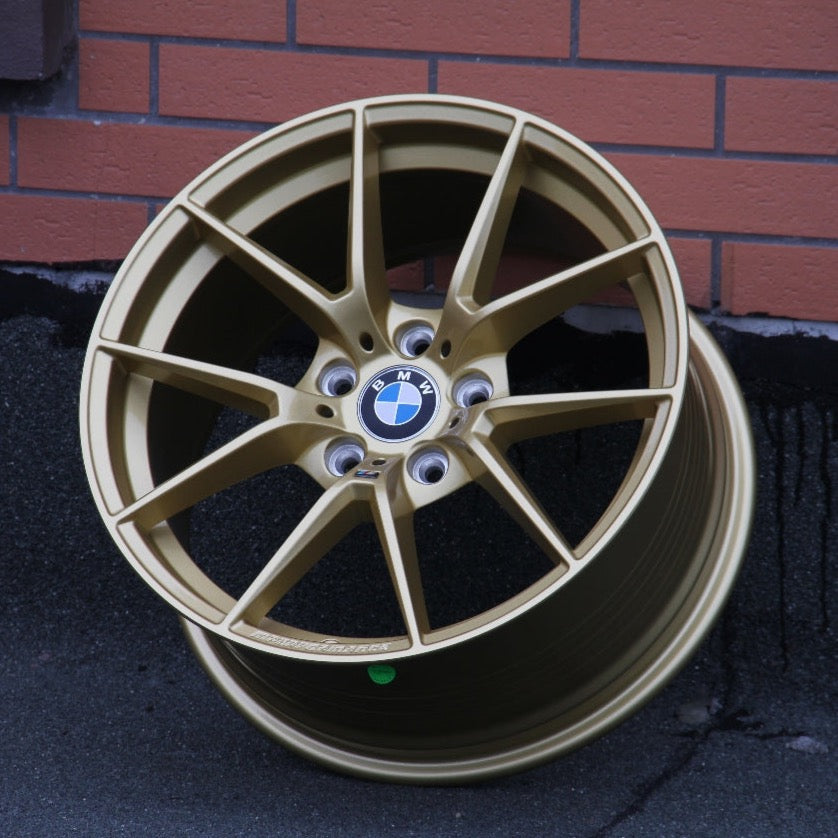 4 Series - F32/F33: 18" Gold 763M M3 CS Style Alloy Wheels 14-20