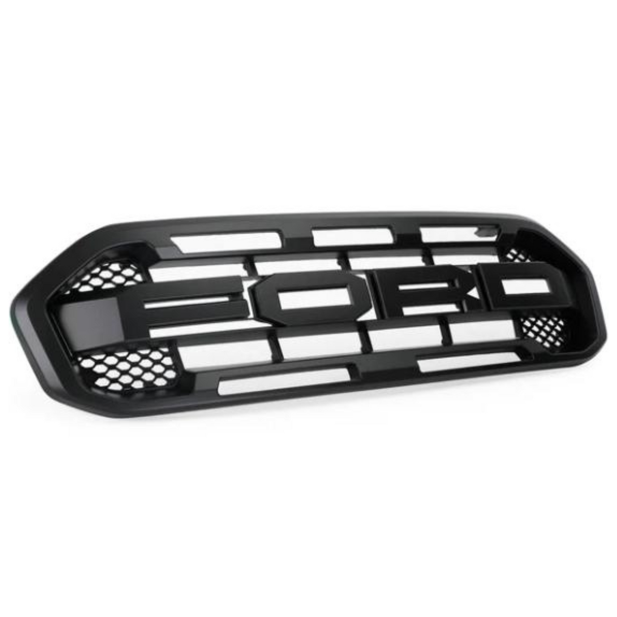 Ford Ranger - T8: Black Raptor Style Front Grill Cover 18-21