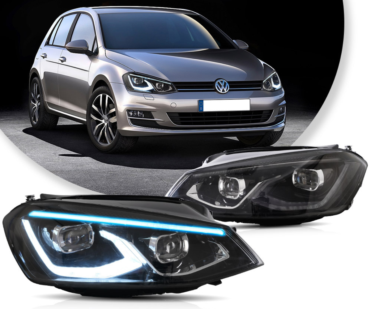 Golf - MK7: Sequential LED Front Headlights 13-16