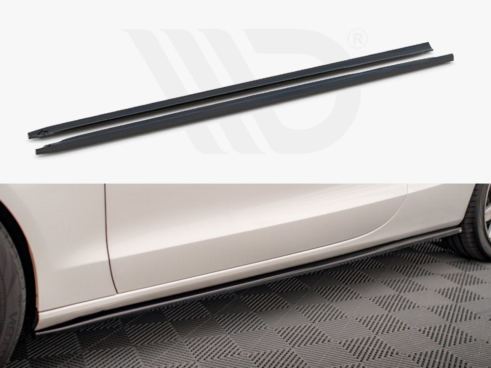 A5 - 8T: Gloss Black Maxton Side Skirts V2 07-16