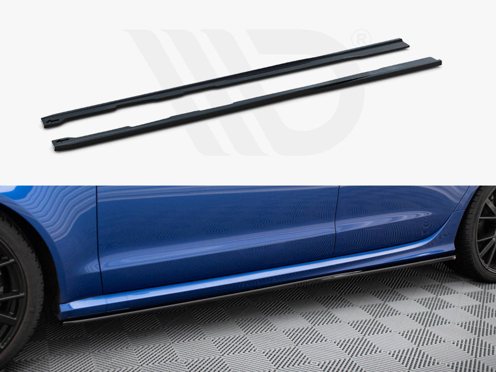 RS6 - C7: Gloss Black Maxton Side Skirts 13-17