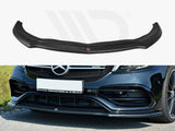 A Class - W176 Facelift: Gloss Black Maxton Splitter V1 15-18