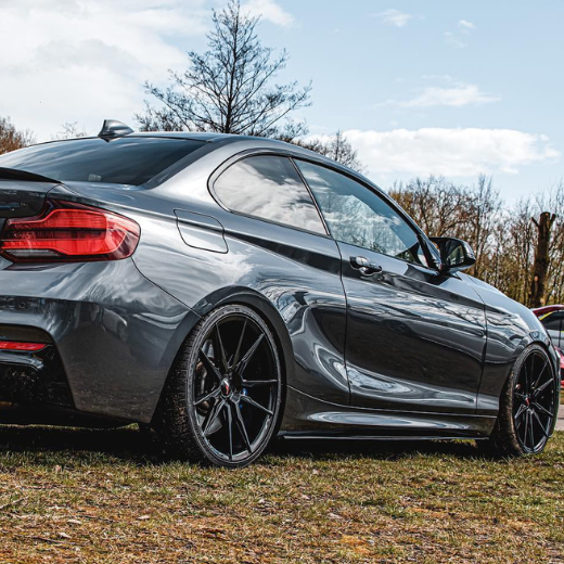 2 Series - F23: Gloss Black Performance Style Side Skirts 14-21