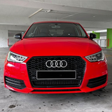 A1 - Facelift: Gloss Black RS Honeycomb Quattro Front Grill 15-18