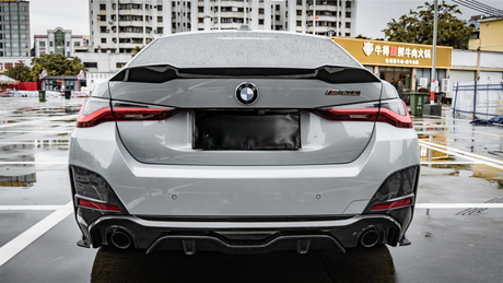 4 Series - G26: Dry Carbon Fibre SOOQOO Style Dual Exhaust Diffuser 20+