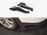 Model X:  Gloss Black Maxton Rear Side Splitters V2 15+