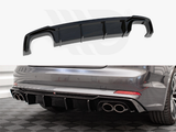 A5 - F5: Gloss Black Maxton Rear Diffuser 17-20