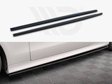 E Class - C238/A238: Gloss Black Maxton Side Skirts 17-23