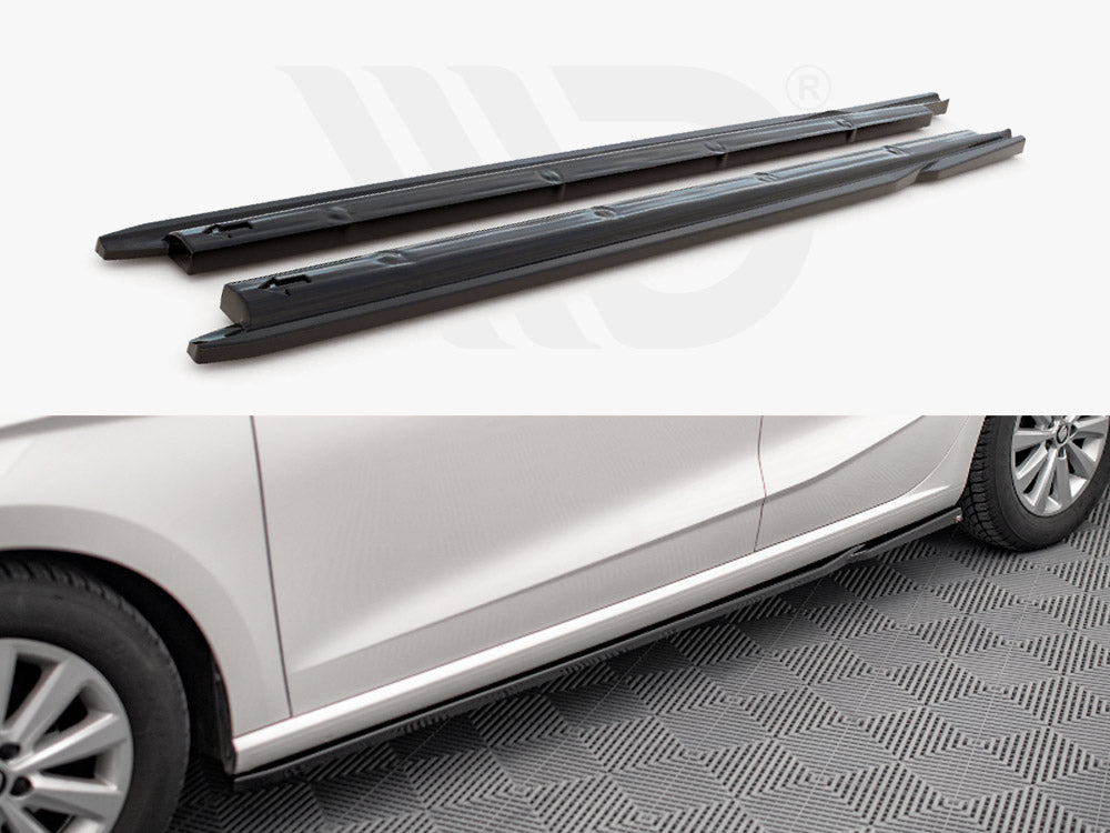 Ibiza - MK5: Gloss Black Maxton Side Skirts V2 17-21