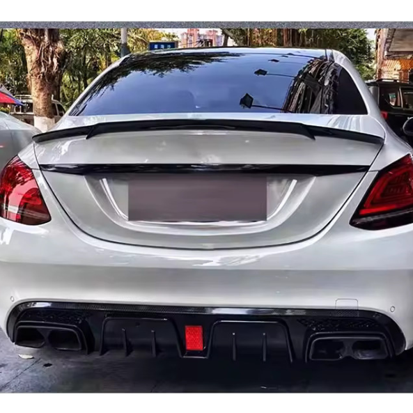 C Class - W205: Gloss Black Brabus Style LED Diffuser 15-21