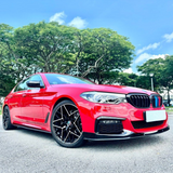 5 Series - G30 Pre-Facelift: Gloss Black Performance Style Splitter 17-20