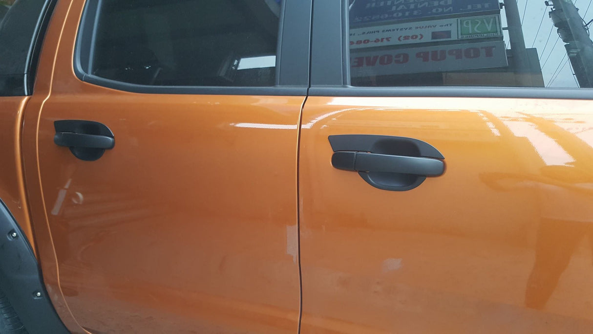 Ford Ranger - T6/T7/T8: Matte Black Door Handle Inserts 12-23