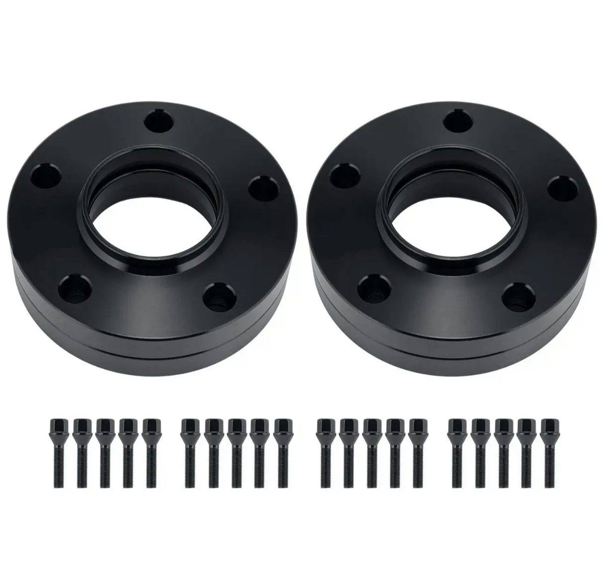 A3 - 8P/8V/8VS: Black Wheel Spacers & Bolts 09+