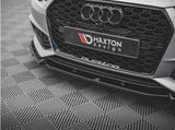 A4 - B9: Gloss Black Maxton Front Splitter 15-19