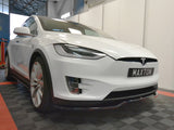 Model X: Gloss Black Maxton Front Splitter V2 15+