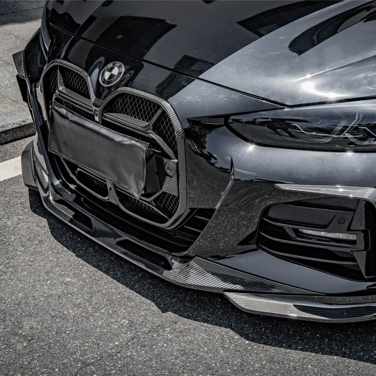 4 Series - G22: Dry Carbon Fibre SOOQOO Style Front Lip Splitter 20-24