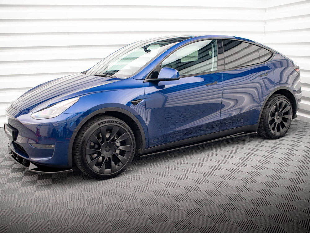 Model Y: Gloss Black Maxton Side Skirts V1 20+