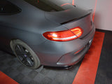 C Class - C205: Gloss Black Maxton Rear Side Splitters 15-18