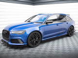 RS6 - C7: Gloss Black Maxton Side Skirts 13-17