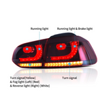 Golf - MK6: LED Red Eye Sequential Rear Tail Lights 10-12