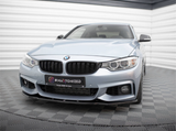 4 Series - F32/F33/F36: Gloss Black Maxton Front Splitter 14-20