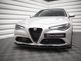 Giulia - Sport: Gloss Black Maxton Front Splitter V1 16+