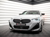 2 Series - G42: Gloss Black Maxton Front Splitter V1 21+