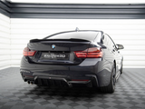 4 Series - F32/F33/F36: Gloss Black Maxton Twin Exhaust Diffuser 14-20