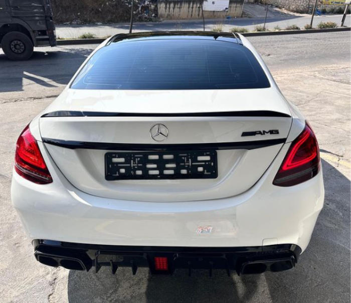 C Class - W205: Gloss Black Brabus Style LED Diffuser 15-21