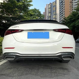 C Class - W206: Gloss Black PSM Style Spoiler 22+