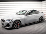 2 Series - G42: Gloss Black Maxton Side Skirts V1 21+