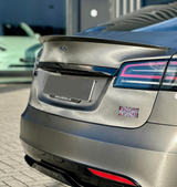 Model S: Dry Carbon Fibre Performance Style Rear Spoiler 16+