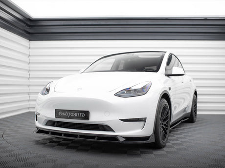 Model Y: Gloss Black Maxton Front Splitter V2 20+