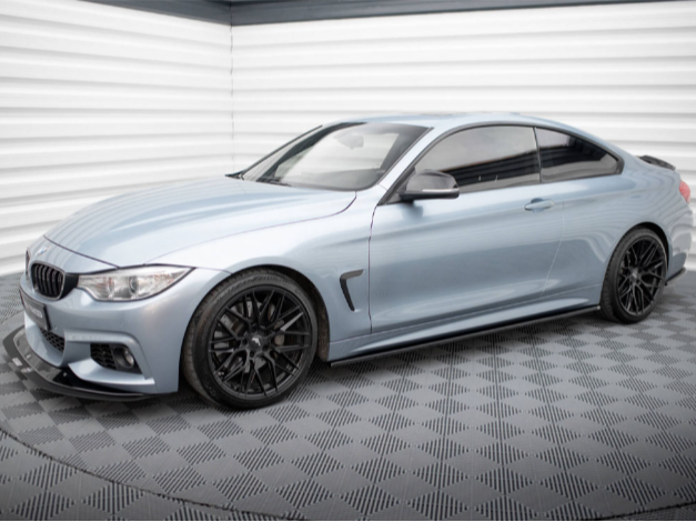 4 Series - F32/F33/F36: Gloss Black Maxton Side Skirts 13-20