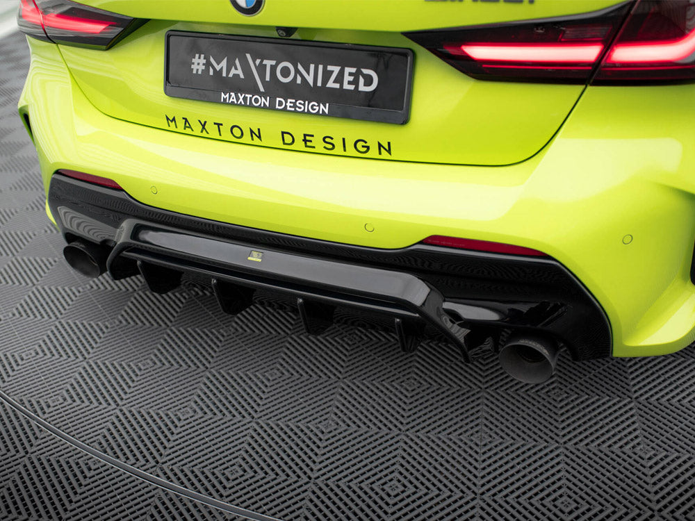 1 Series - F40: Gloss Black Maxton Rear Diffuser V1 19+