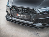 A3 - 8V/8VS Facelift: Gloss Black Maxton Front Splitter 17-20