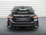 M2 - G87: Gloss Black Maxton Rear Diffuser 23+