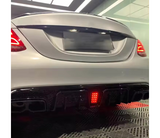 C Class - W205: Gloss Black Brabus Style LED Diffuser 15-21