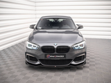 1 Series - F20/F21 Facelift: Gloss Black Maxton Front Splitter 15-19