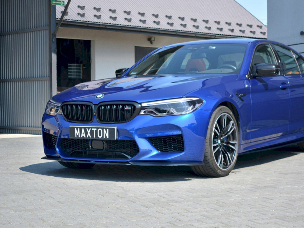 M5 - F90: Gloss Black Maxton Front Splitter V2 17-20